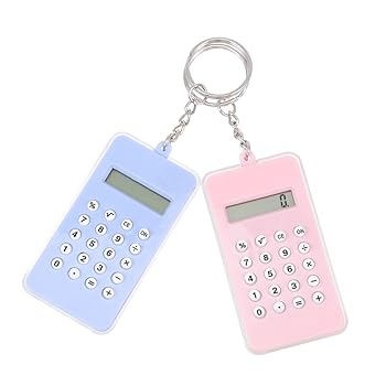 【中古】【未使用】PHENOFICE 2個 電卓 バックパック用キッズキーチェーン 子供用のミニおもちゃ 学生 ペンダントキーホルダー the office ofc toys バッグペンダン