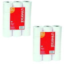 【中古】Universal : single-ply追加マシン/電卓Rolls、16lb、2 ? 1 / 4 " x 150フィート、ホワイト、12 / Pk ? : -の2パックとして販売 ? 12 ? / ?
