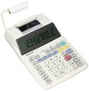 【中古】シャープ プリンタ電卓 セミデスクトップタイプ 12桁 EL-1750V(3)