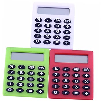【中古】【未使用】TOGEVAL 3個 電卓 ミニツール ポータブル計算ツール ミニカウンター 計算機 学生計算ツール 腹筋