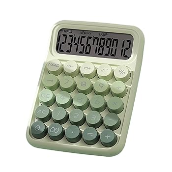 【中古】デスク用のかわいい電卓、