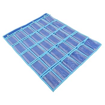 【中古】【未使用】HOODANCOS 携帯電話収納袋 ウォールポケットオーガナイザー 教室ポケットオーガナイザー 教室ポケットチャート 雑貨収納オーガナイザー 電卓ポー