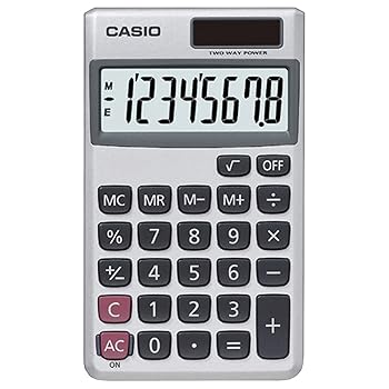 【中古】【未使用】カシオ SL-300SV 太陽電池式 標準機能 電卓 10個パック