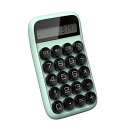 【中古】機械デスク電卓キャンディーの色の学校ホームオフィスのための大きなボタンのデスクトップ電卓 (色 : 青, サイズ : Free size)