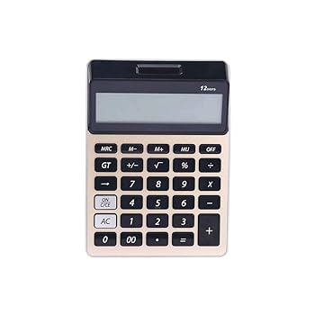 【中古】SHYPYG 商用デスクトップ電卓バッテリーとソーラーハイブリッドパワードLCDディスプレイ、グレートのための家やオフィスでの使用