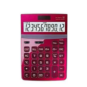 【中古】【未使用】12桁電卓ピアノ塗装パネルオフィスファイナンスソーラーコンピュータファッショナブルラブリーオフィス文具用品 (色 : B, サイズ 【中古】【未使用】12桁電卓ピアノ塗装パネルオフィスファイナンスソーラーコンピュータファッショナブルラブリーオフィス文具用品 (色 : B, サイズ