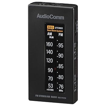 【中古】【未使用】オーム電機 AudioComm ライターサイズラジオ イヤホン専用 ブラック RAD-P075N-K 03-5682 OHM 【中古】【未使用】オーム電機 AudioComm ライターサイズラジオ イヤホン専用 ブラック RAD-P075N-K 03-5682 OHM