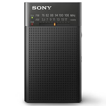 【中古】ソニー ハンディーポータブルラジオ ICF-P27 : FM/AM/ワイドFM対応 縦置き型/ロングバッテリー/電気的チューニング ブラック ICF-P27 BC(3.0)