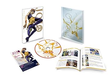 [중고] 조조의 기묘한 모험 황금의 바람 Vol.3 (9~12화/초회 사양판) [DVD]