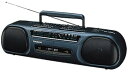 【中古】Panasonic ラジオカセット ブラック RX-FT53-K