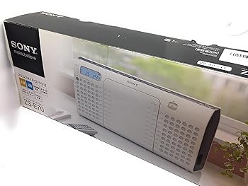 【中古】SONY CDラジオ E70 ホワイト ZS-E70/W