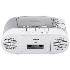【中古】【未使用】TOSHIBA CDラジオカセットレコーダー CUTEBEAT TY-CK1(H)