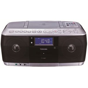 【中古】東芝 ラジカセ TY-CDK7(S) [シルバー]