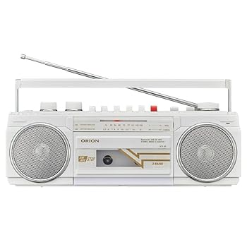 【中古】ORION(オリオン) ステレオラジオカセット Bluetooth機能搭載 USB SD MP3 FM/AM ホワイト SCR-B3A WH ドウシシャ (ホワイト)