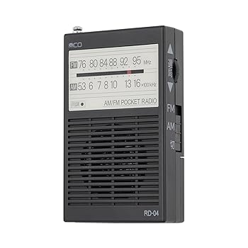 【中古】【未使用】MCO ポケットラジオ 単4電池タイプ ブラック Z2986