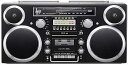 【中古】WJW ラジカセ レトロ Bluetooth 5.0、CD プレーヤー、AM/FM ラジオ、搭載 ステレオ ラジカセ 、SD スロット、Aux In、ヘッドフォン ジャック、US(2)