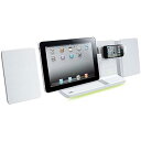 【中古】JVC UX-VJ3-W iPad/iPod/iPhone マイクロコンポーネントシステム ホワイト