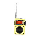 【中古】【未使用】ポケットラジオサブウーファーバックライト付き多機能デジタルラジオフルバンドロックハウスジャズ