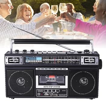 【中古】【未使用】ポータブルBluetoothカセットプレーヤー - カセットテープをMP3、レトロラジオ、AM/FM/SW対応レコーダーに変換し、USBフラッシュディスクに直接