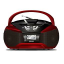 【中古】ポータブルトップロード CDブームックス AM/FMステレオラジオリモコン| .. CD-R/CD-RW / MP3 / USB/SD/MMC互換性| LCD.表示| a aサポートされて