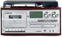 【中古】ハイエンド Bluetooth ビニール レコード プレーヤー ターンテーブル CD カセット AM/FM ラジオと USB ポートと SD Encod...