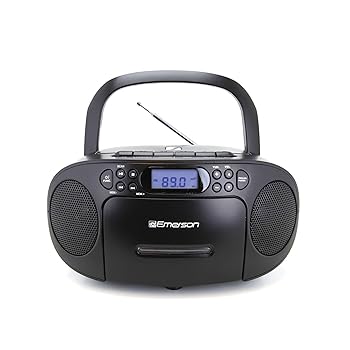 【中古】【未使用】Emerson EPB-3003 ポータブルCDケース Am/FMラジオ付き ブラック