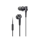 【中古】ソニー イヤホン 重低音モデル MDR-XB75AP : カナル型 リモコン・マイク付き ブラック MDR-XB75AP B(2)