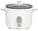 【中古】パナソニック 炊飯器 1.5合 1人用炊飯器 自動調理鍋 ミニクッカー ホワイト SR-MC03-W(2)
