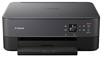 【中古】Canon プリンター A4インクジェット複合機 PIXUS TS5330 ブラック 2019年モデル テレワーク向け