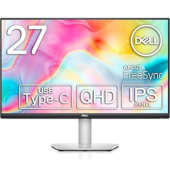 【中古】【未使用】Dell S2722DC 27インチ モニター (3年間無輝点交換保証/QHD/IPS非光沢/USB Type-C・ HDMIx2/sRGB 99%/縦横回転・高さ調整/4ms/75Hz/AMD FreeSync 【中古】【未使用】Dell S2722DC 27インチ モニター (3年間無輝点交換保証/QHD/IPS非光沢/USB Type-C・ HDMIx2/sRGB 99%/縦横回転・高さ調整/4ms/75Hz/AMD FreeSync