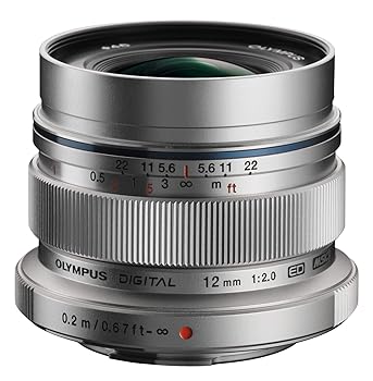 【中古】OM SYSTEM/オリンパス OLYMPUS 単焦点レンズ M.ZUIKO DIGITAL ED 12mm F2.0 シルバー