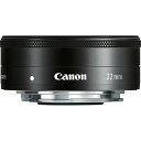 【中古】キヤノン Canon 単焦点広角レンズ EF-M22mm F2 STM ミラーレス一眼対応 キヤノン EFマウント ブラック、黒色(2)