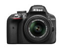 【中古】Nikon デジタル一眼レフカメラ D3300 18-55 VR IIレンズキット ブラック D3300LKBK