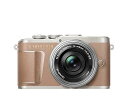 【中古】OLYMPUS ミラーレス一眼カメラ PEN E-PL10 14-42mm EZレンズキット ブラウン