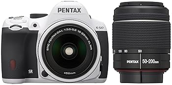 šRICOH ǥ PENTAX K-50 DAL18-55mmWRDAL50-200mmWR֥륺७å ۥ磻...
