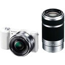 【中古】SONY(ソニー) ミラーレス一眼 α5100 ダブルズームキット E PZ 16-50mm F3.5-5.6 OSS + E 55-210mm F4....