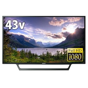 【中古】ソニー 43V型 液晶 テレビ ブラビア フルハイビジョン 外付けHDD裏番組録画対応 KJ-43W730E
