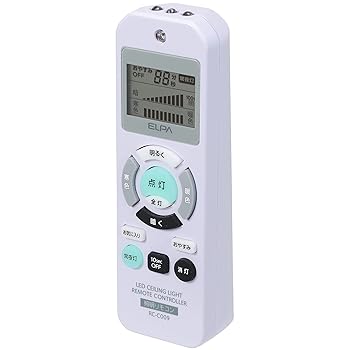 【中古】ELPA (エルパ) 照明リモコン 国内主要メーカー11社対応 再設定不要のバックアップ機能