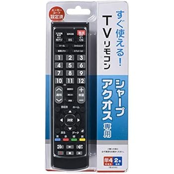 【中古】オーム電機 メーカー別TVリモコン シャープ用 AV-BKR01-SH 【中古】オーム電機 メーカー別TVリモコン シャープ用 AV-BKR01-SH