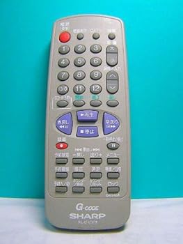 【中古】シャープ テレビ・ビデオリモコン GA104SA 【中古】シャープ テレビ・ビデオリモコン GA104SA