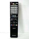 【中古】シャープ テレビリモコン GA957WJSA