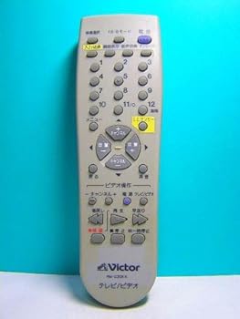 【中古】ビクター テレビ ビデオリモコン RM-C208 K