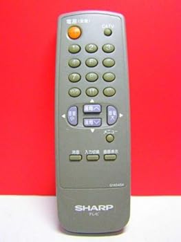 【中古】シャープ テレビリモコン G1454SA 【中古】シャープ テレビリモコン G1454SA