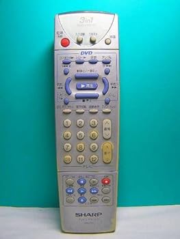 【中古】シャープ ビデオ・DVDリモコン G1642SA
