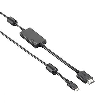 【中古】エレコム MHLケーブル 3.0 (HDMI to microB) 2A超急速充電 TVリモコン対応 0 2m ブラック DH-MHL3HD20BK 【中古】エレコム MHLケーブル 3.0 (HDMI to microB) 2A超急速充電 TVリモコン対応 0 2m ブラック DH-MHL3HD20BK