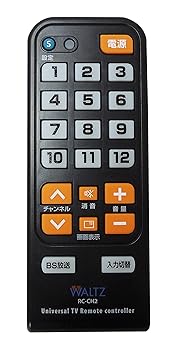【中古】【未使用】WALTZ TVかんたんリモコン RC-CH2 【中古】【未使用】WALTZ TVかんたんリモコン RC-CH2