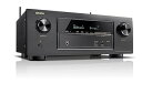 【中古】Denon AVレシーバー 7.2ch Dolby Atmos DTS:X HDCP2.2 5.6 MHz DSD & ハイレゾ対応 ブラック AVR-...