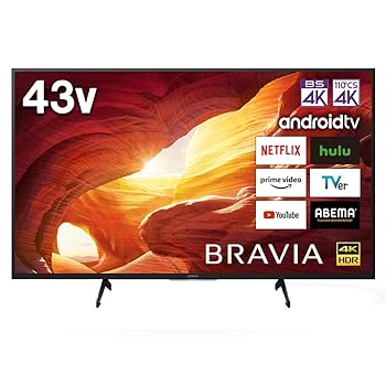 【中古】ソニー 43V型 4K 液晶 テレビ ブラビア KJ-43X8000H Android TV 4.5畳以上推奨 2020年モデル