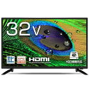 【中古】【未使用】32V型 液晶テレビ ハイビジョン VAパネル HDMI PC入力 LED直下型バックライト 外付けHDD裏番組録画対応 壁掛け対応 32インチ 32V(2)