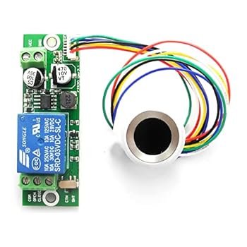 【中古】DIYバイオアクセス制御12V 24Vの指紋識別モジュール指紋認証制御リレーモジュール (Color : A)